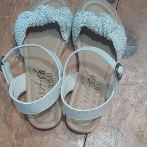Blowfish White Sandals